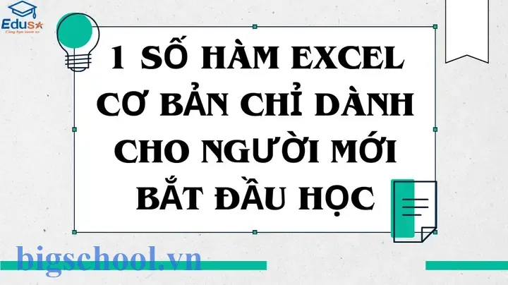 Học Excel Cho Người Mới Bắt Đầu: Hướng Dẫn Toàn Diện Từ Cơ Bản Đến Nâng Cao 11 Học Excel Cho Người Mới Bắt Đầu