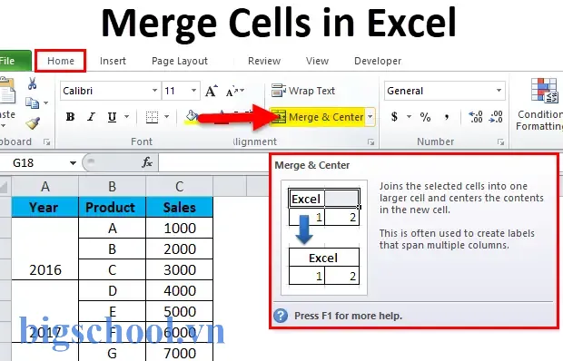 How To Merge Cells In Excel
