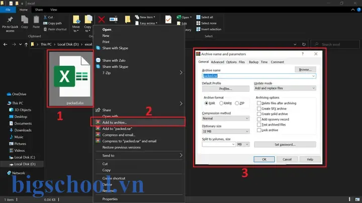 Hướng Dẫn Nén File Excel