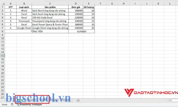 In Nhiều Sheet Trong Excel
