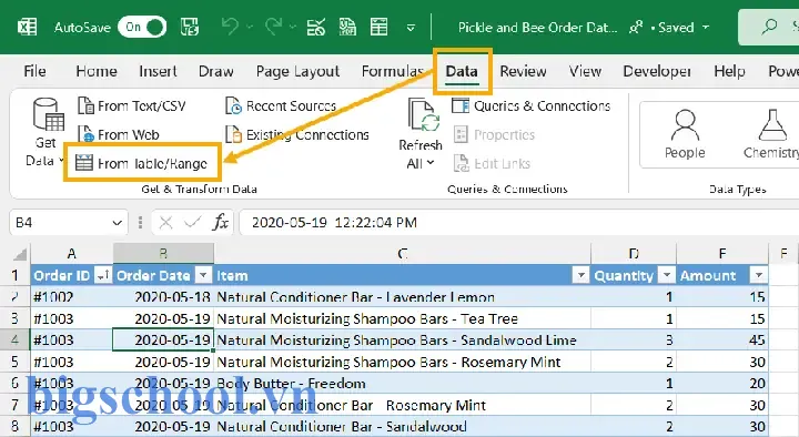 Insert Pivot Table In Excel