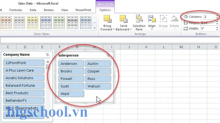 Insert Slicer In Excel 2007