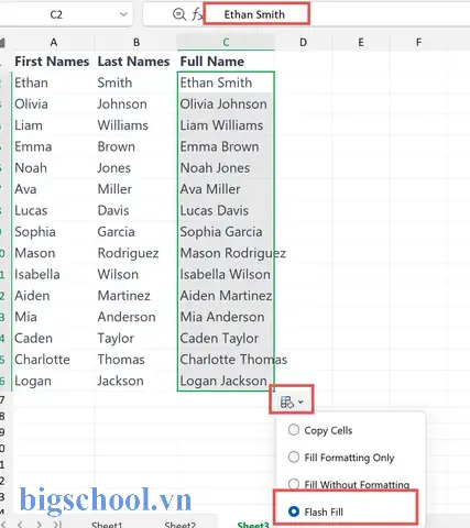 Join Two Columns In Excel