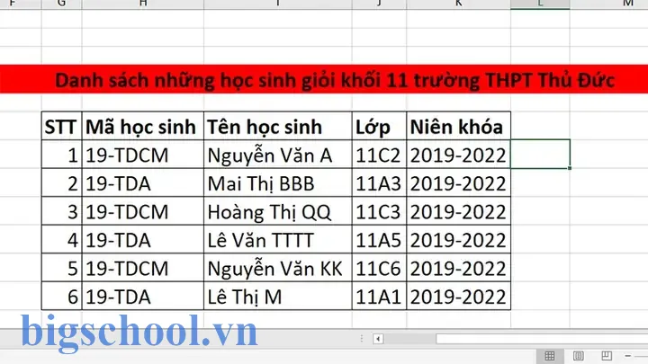 Kẻ Bảng Trong Excel 2016