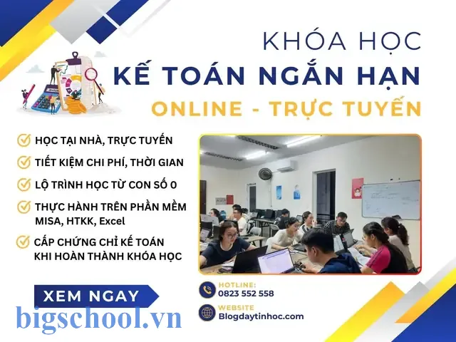 Khóa Học Excel Kế Toán Online: Nâng Cao Kỹ Năng, Tăng Cường Năng Suất Làm Việc 7 Khóa Học Excel Kế Toán Online