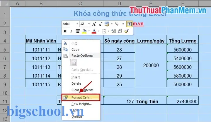 Khóa Ô Công Thức Trong Excel: Hướng Dẫn Chi Tiết, Mẹo Thủ Và Ứng Dụng Thực Tiễn 19 Khóa Ô Công Thức Trong Excel