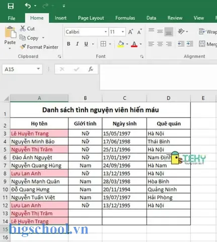 Kiểm Tra Trùng Trên Excel