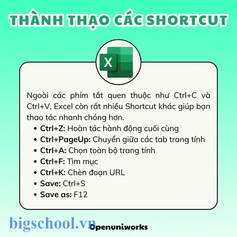 Kỹ Năng Sử Dụng Excel: Từ Cơ Bản Đến Nâng Cao Để Tối Ưu Hoá Công Việc 3 Kỹ Năng Sử Dụng Excel