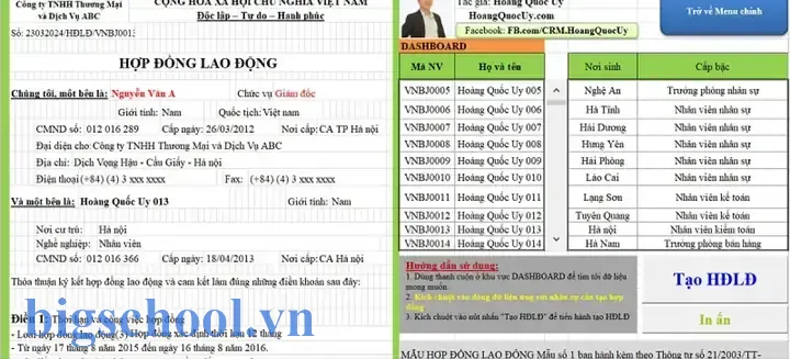 Làm Hợp Đồng Bằng Excel: Hướng Dẫn Chi Tiết Từ A Đến Z 5 Làm Hợp Đồng Bằng Excel