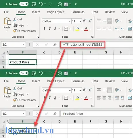 Liên Kết Các File Excel