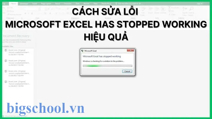 Lỗi “excel Has Stopped Working” – Nguyên Nhân, Phân Tích Và Giải Pháp Chi Tiết 19 Lỗi Excel Has Stopped Working