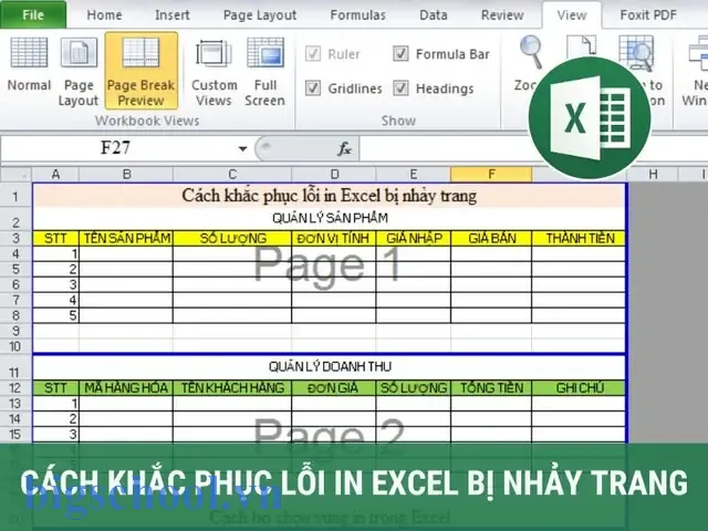 Lỗi In Excel Bị Nhảy Trang: Nguyên Nhân, Hậu Quả Và Cách Khắc Phục Chi Tiết 15 Lỗi In Excel Bị Nhảy Trang