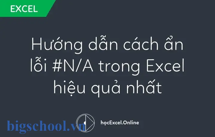 Lỗi N A Trong Excel