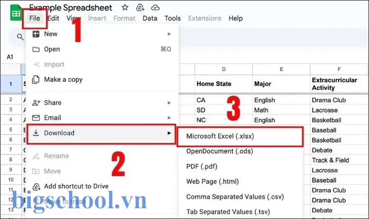 Lưu Trang Tính Trong Excel