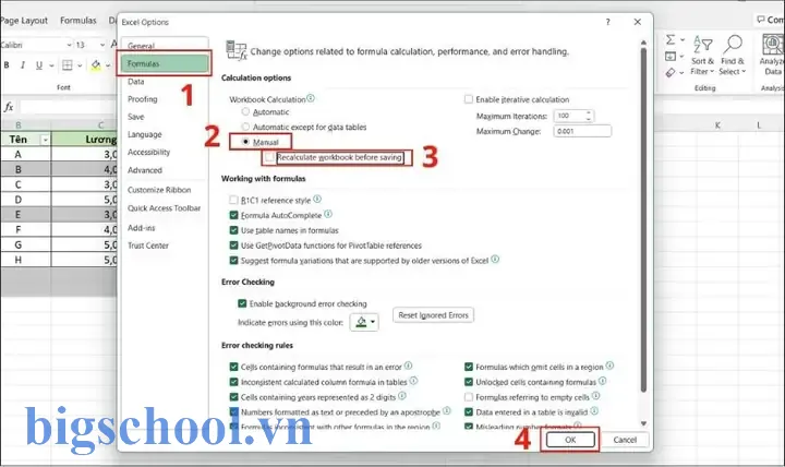 Mở File Excel Bị Chậm