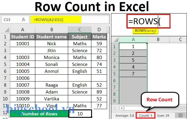 Số Dòng Trong Excel: Giới Hạn, Cách Tăng, Và Những Điều Bạn Cần Biết 5 Number Of Rows In Excel