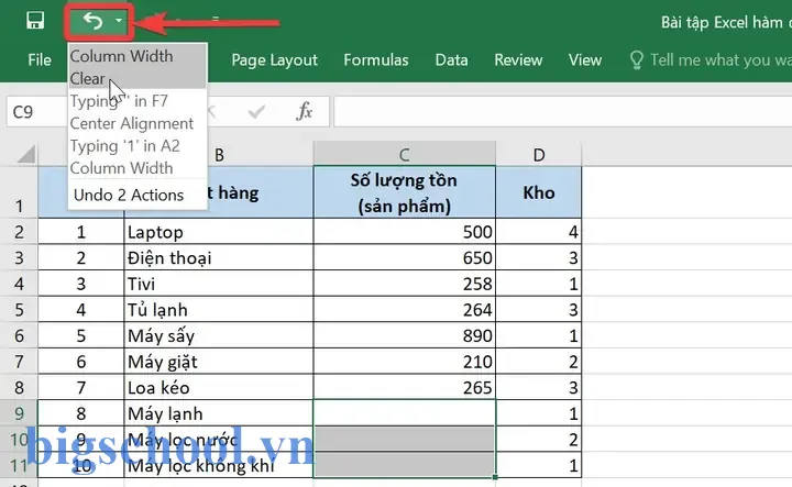 Nút Quay Lại Trong Excel: Cách Sử Dụng, Tùy Chỉnh Và Ứng Dụng Thực Tiễn 11 Nút Quay Lại Trong Excel
