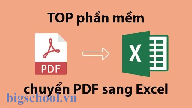 Phần Mềm Chuyển Đổi Pdf Sang Excel