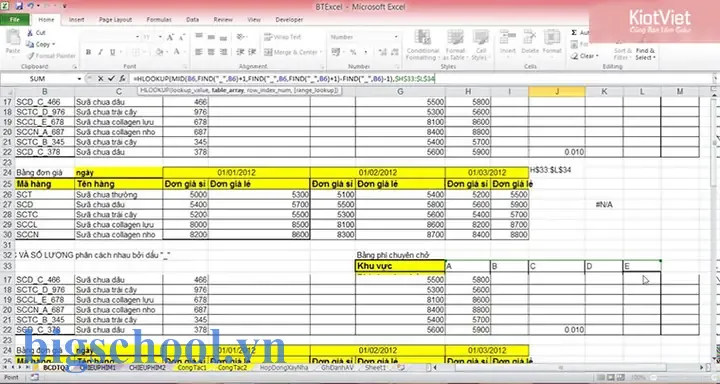 Phần Mềm Tính Tiền Bằng Excel