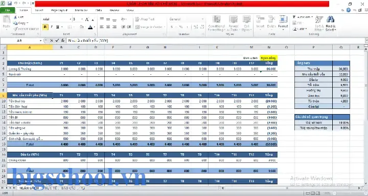 Quản Lý Chi Tiêu Bằng Excel: Hướng Dẫn Chi Tiết Từ Cơ Bản Đến Nâng Cao 15 Quản Lý Chi Tiêu Bằng Excel