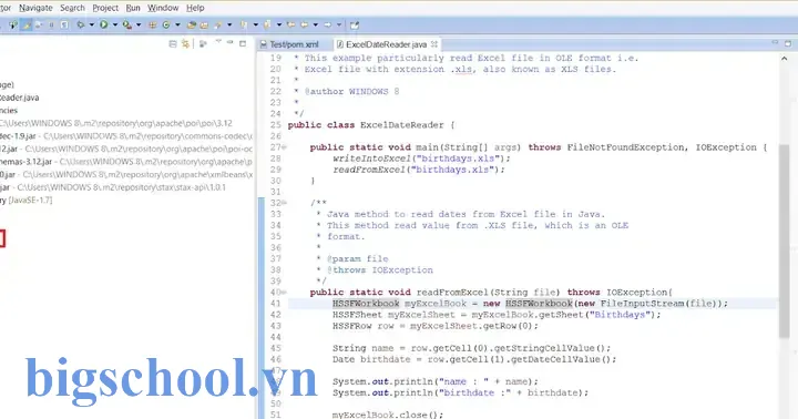 Hướng Dẫn Chi Tiết Đọc File Excel Trong Java: Các Thư Viện, Phương Pháp Và Ví Dụ Thực Tế 9 Read Excel File In Java