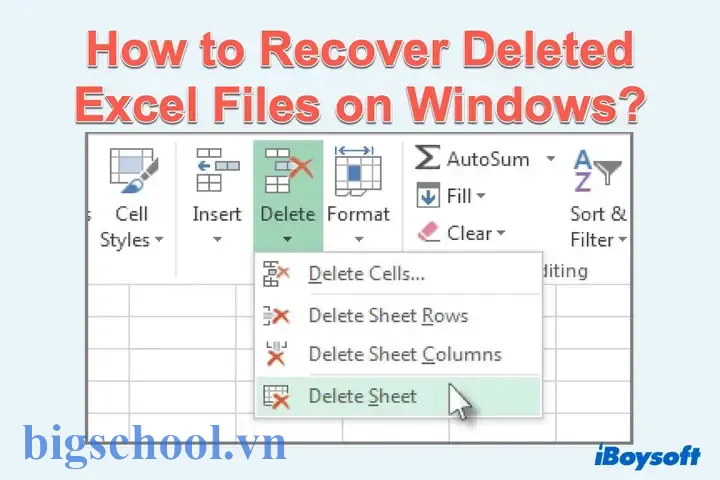 Cách Khôi Phục Sheet Bị Xóa Trong Excel: Hướng Dẫn Chi Tiết Từ A Đến Z 7 Recover Deleted Sheet In Excel