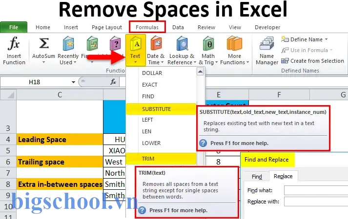 Cách Xóa Khoảng Trắng Đầu Dòng Trong Excel: Hướng Dẫn Chi Tiết Và Thực Hành 7 Remove Spaces Before Text In Excel