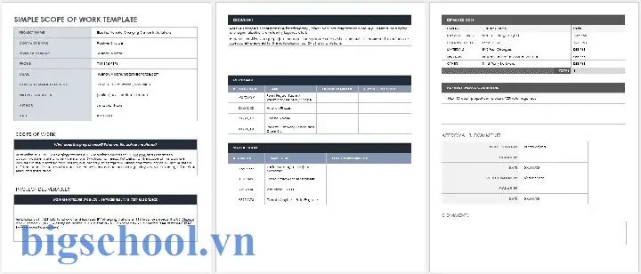 Mẫu Scope Of Work (sow) Excel: Hướng Dẫn Chi Tiết Từ A Đến Z Để Tạo Ra Một Tài Liệu Chuyên Nghiệp 19 Scope Of Work Template Excel