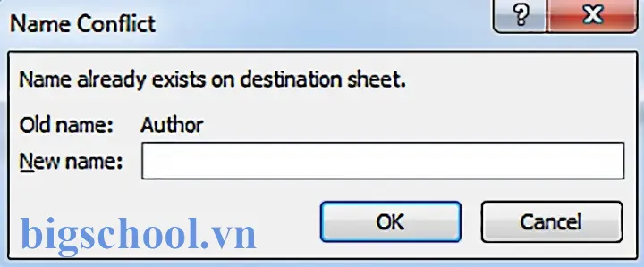 Sửa Lỗi “name Conflict” Trong Excel: Nguyên Nhân, Cách Khắc Phục Và Những Lưu Ý Quan Trọng 15 Sửa Lỗi Name Conflict Trong Excel