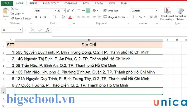 Tách Phường Xã Trong Excel