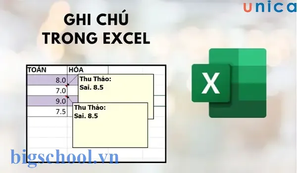 Tạo Ghi Chú Trong Excel