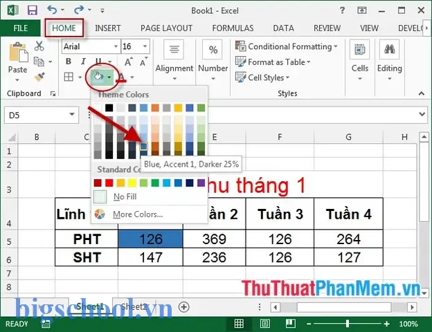 Thay Đổi Màu Nền Excel: Hướng Dẫn Chi Tiết, Mẹo Thủ Và Ứng Dụng Thực Tiễn 17 Thay Đổi Màu Nền Excel