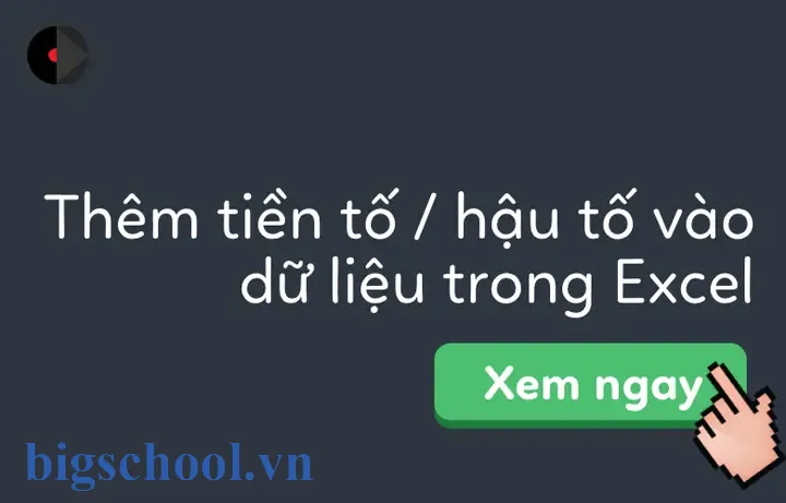 Thêm Hậu Tố Trong Excel: Hướng Dẫn Chi Tiết Từ Cơ Bản Đến Nâng Cao 11 Thêm Hậu Tố Trong Excel