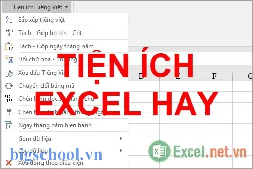 Tiện Ích Tiếng Việt Trong Excel 2026: Hướng Dẫn Chi Tiết Và Các Mẹo Sử Dụng Hiệu Quả 7 Tiện Ích Tiếng Việt Trong Excel 2010