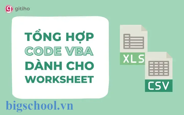 Tổng Hợp Code Vba Excel