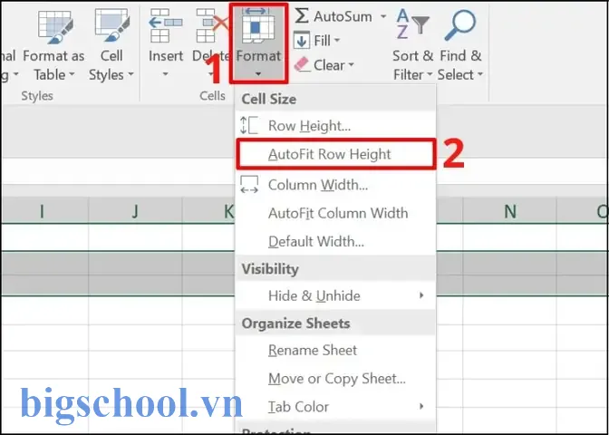Tự Động Giãn Ô Trong Excel