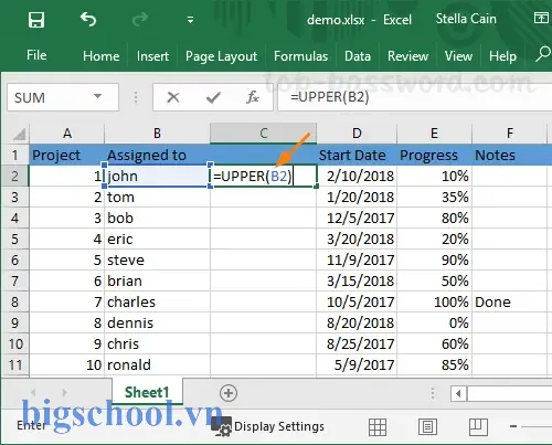 Uppercase To Lowercase In Excel