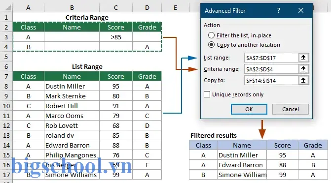 Using Advanced Filter In Excel