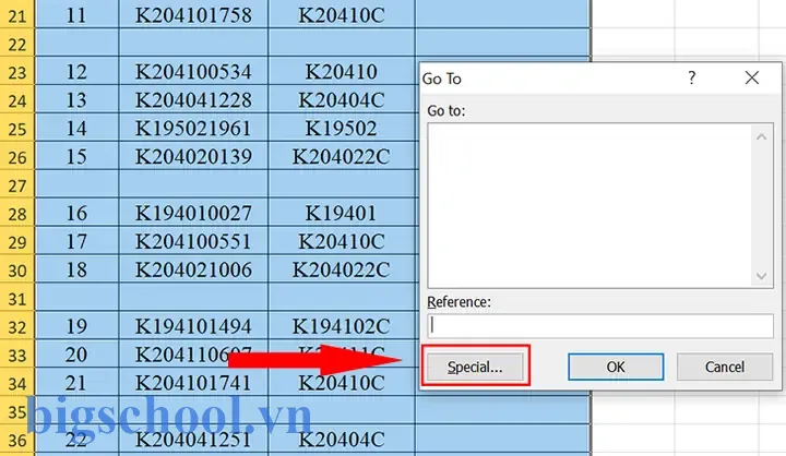 Xóa Ô Trống Trong Excel