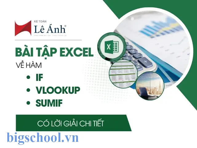 Bài Tập Excel Hàm Tài Chính Có Lời Giải