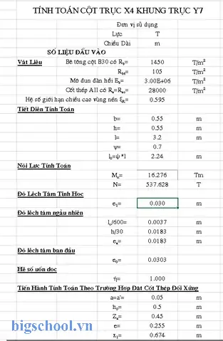 Bảng Excel Tính Toán Thép Cột Theo Tcvn 5574 2026: Tài Liệu Hướng Dẫn Chi Tiết 19 Bảng Excel Tính Toán Thép Cột Theo Tcvn 5574 2018