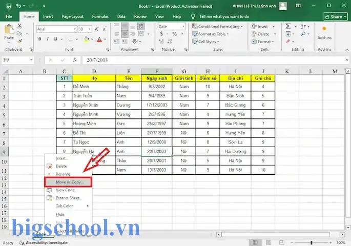 Cách Copy 1 Sheet Trong Excel Sang File Khác: Hướng Dẫn Chi Tiết Từng Bước 13 Cách Copy 1 Sheet Trong Excel Sang File Khác
