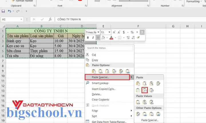 Cách Copy Excel Sang Excel Giữ Nguyên Định Dạng
