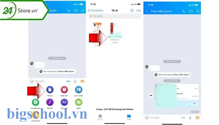 Cách Gửi File Excel Qua Zalo Trên Điện Thoại