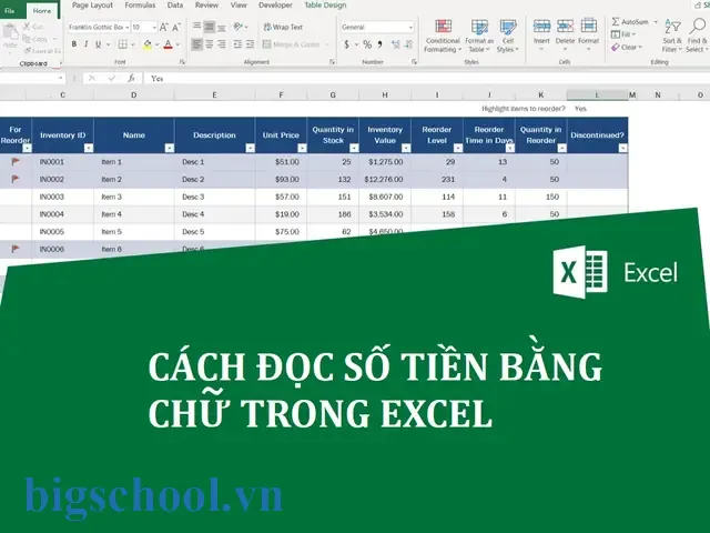 Cách Hiển Thị Số Tiền Bằng Chữ Trong Excel 17 Cách Hiển Thị Số Tiền Bằng Chữ Trong Excel