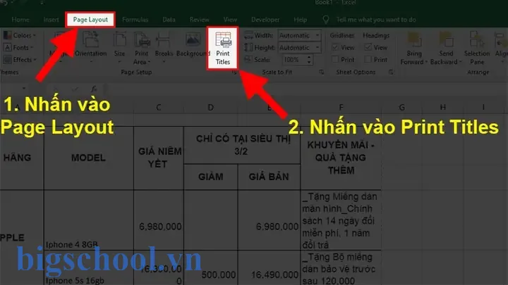 Cách In File Excel Có Tiêu Đề Mỗi Trang Cách In File Excel Có Tiêu Đề Mỗi Trang