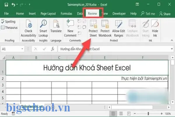 Cách Không Cho Người Khác Chỉnh Sửa File Excel