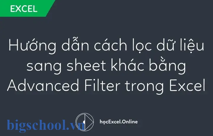 Cách Lọc Dữ Liệu Từ Sheet Trong Excel 17 Cách Lọc Dữ Liệu Từ Sheet Sheet Trong Excel