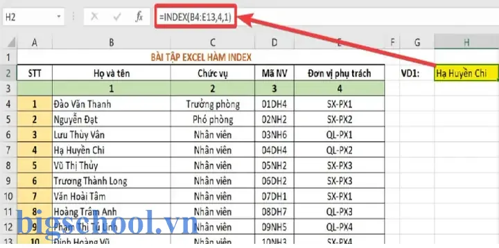 Cách Sử Dụng Các Hàm Trong Excel Và Ví Dụ