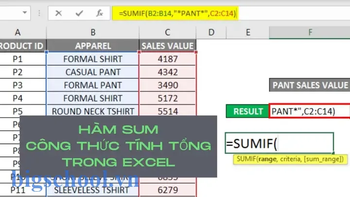 Cách Настав Sử Dụng Hàm Tính Tổng Trong Excel 3 Cách Sử Dụng Hàm Tính Tổng Trong Excel